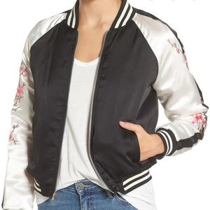 BB Dakota satin bomber